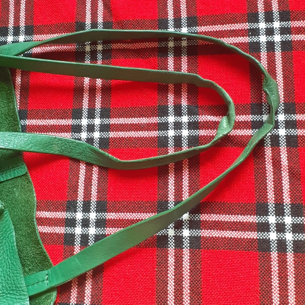 GAP Leather Large Tote Bag Green - Picture 7 of 7